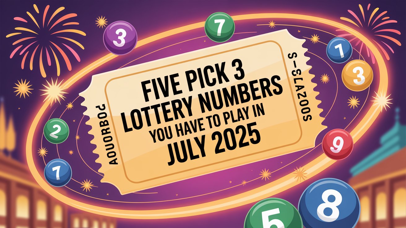 Five Pick 3 Lottery Numbers You Have To Play In July 2025