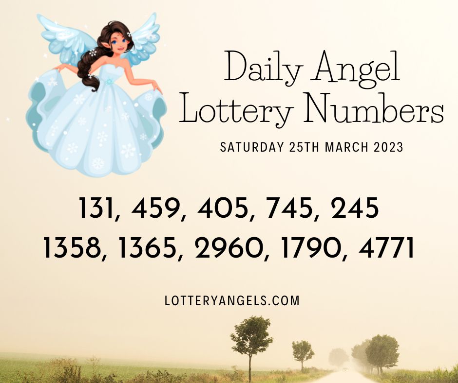 Daily Lucky Lottery Numbers for Saturday the 25th March 2023