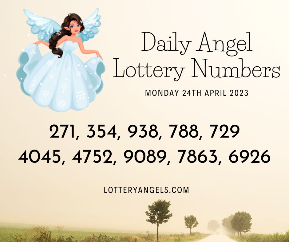 Daily Lucky Lottery Numbers for Monday the 24th April 2023