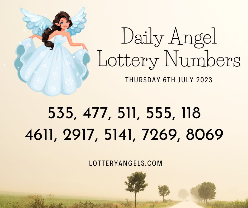 Daily Lucky Lottery Numbers for Thursday the 6th July 2023 Lottery Angels