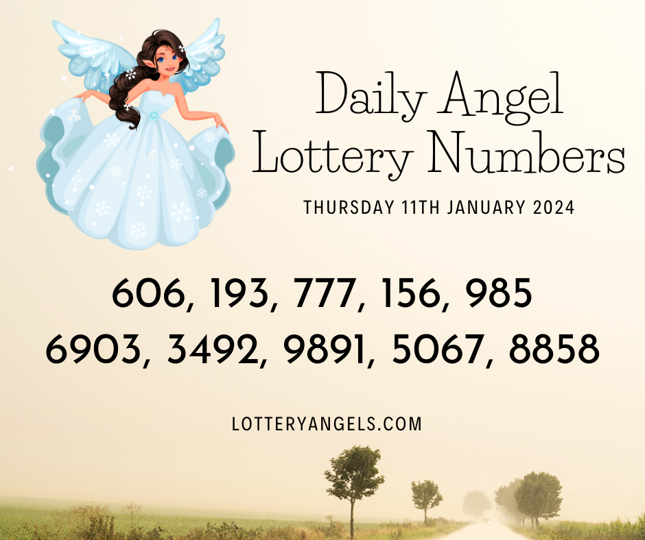 Daily Lucky Lottery Numbers for Thursday the 11th January 2024