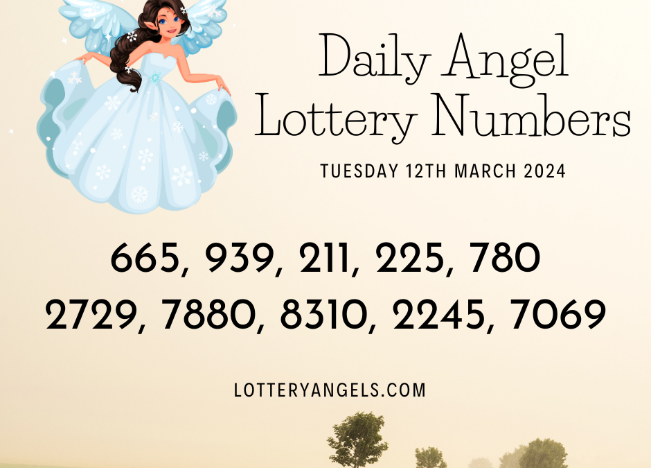 Daily Lucky Lottery Numbers for Tuesday the 12th March 2024