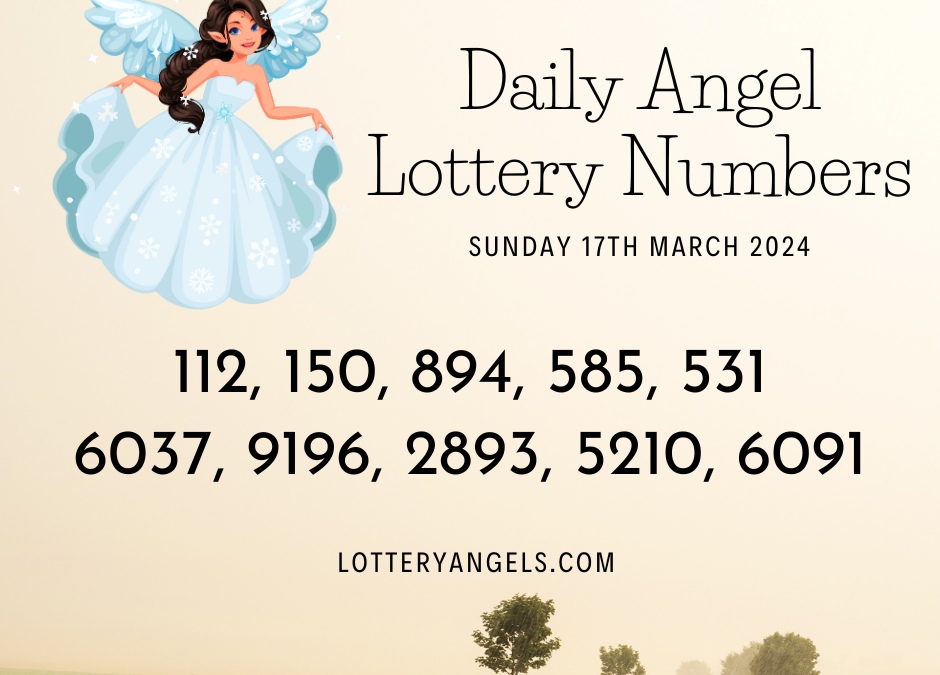 Daily Lucky Lottery Numbers for Sunday the 17th March 2024