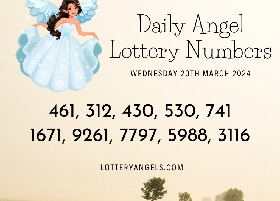 Daily Lucky Lottery Numbers for Wednesday the 20th March 2024