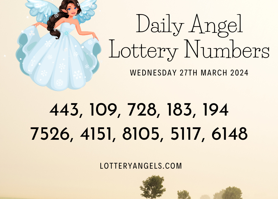 Daily Lucky Lottery Numbers for Wednesday the 27th March 2024