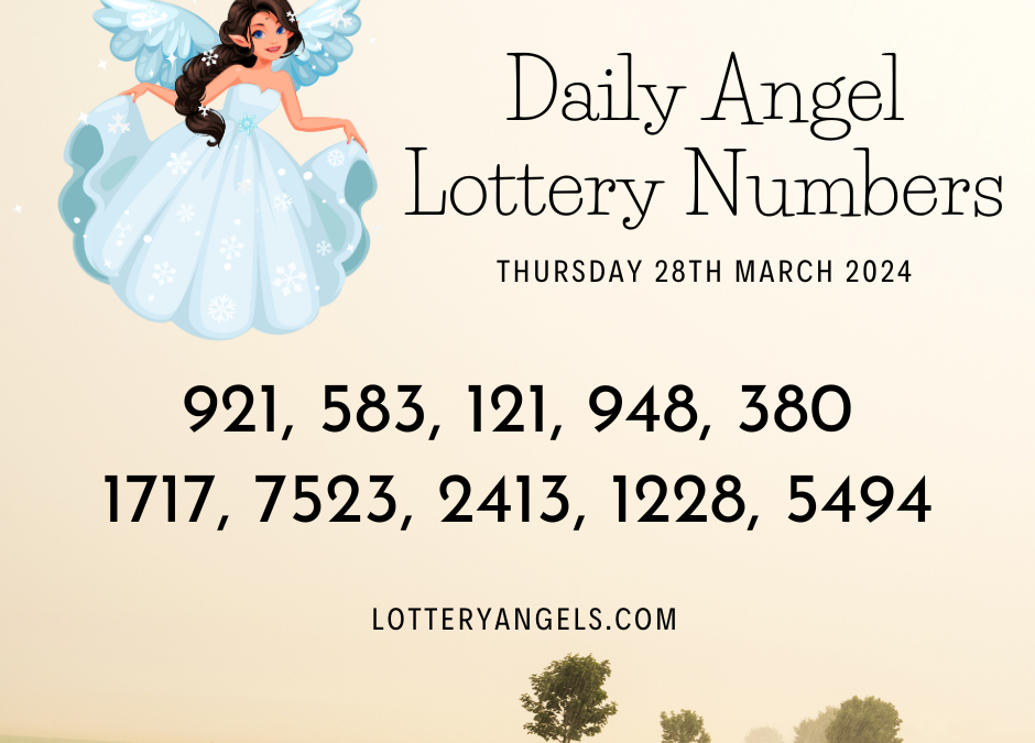 Daily Lucky Lottery Numbers for Thursday the 28th March 2024