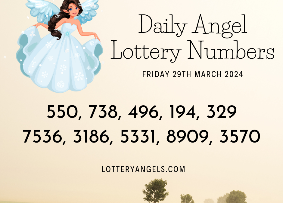 Daily Lucky Lottery Numbers for Friday the 29th March 2024