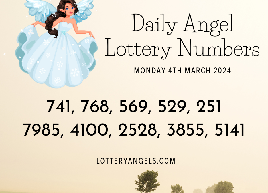 Daily Lucky Lottery Numbers for Monday the 4th March 2024