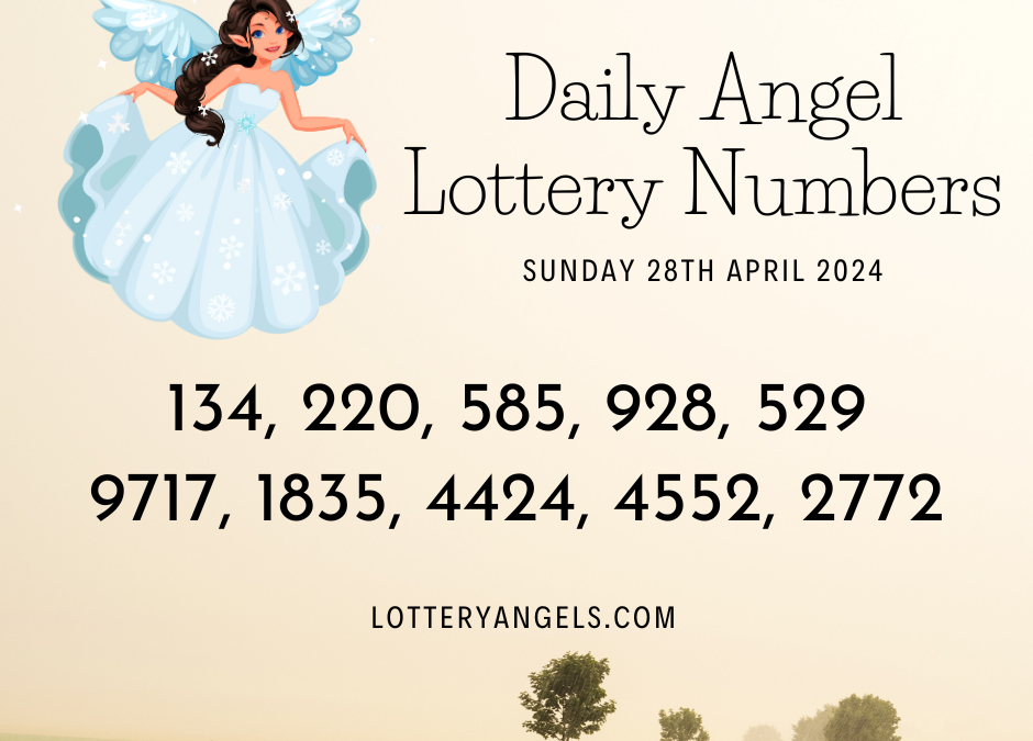 Daily Lucky Lottery Numbers for Sunday the 28th April 2024