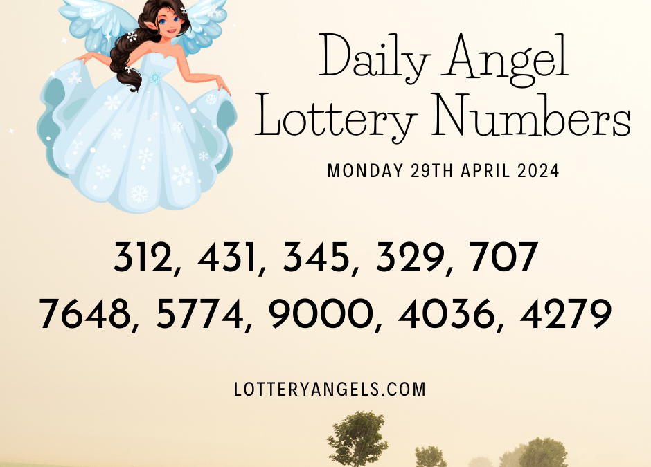 Daily Lucky Lottery Numbers for Monday the 29th April 2024