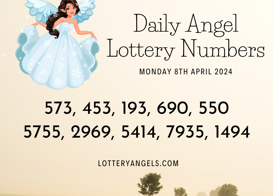 Daily Lucky Lottery Numbers for Monday the 8th April 2024