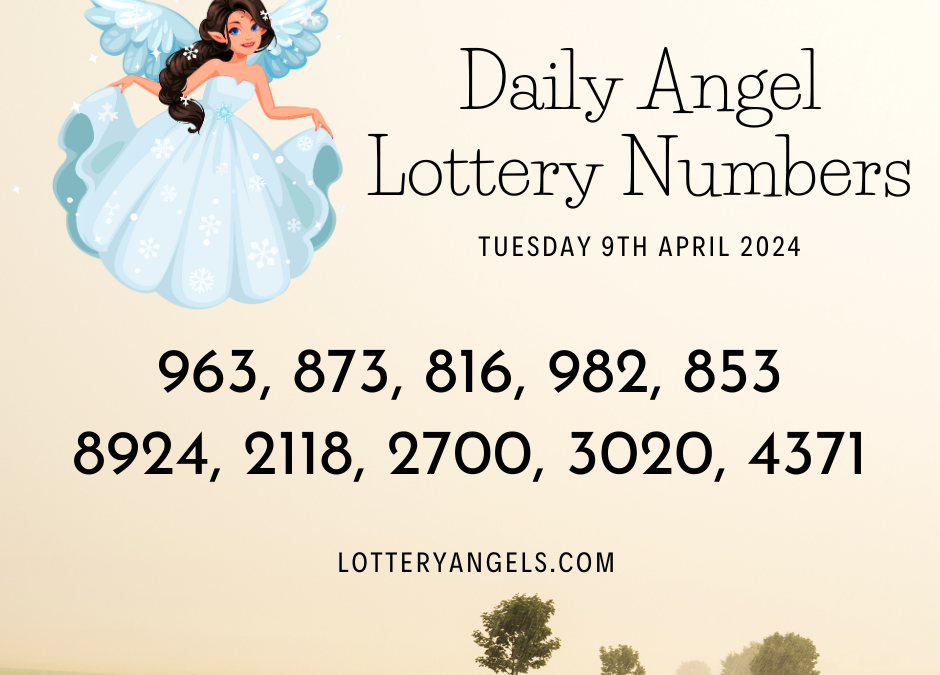 Daily Lucky Lottery Numbers for Tuesday the 9th April 2024