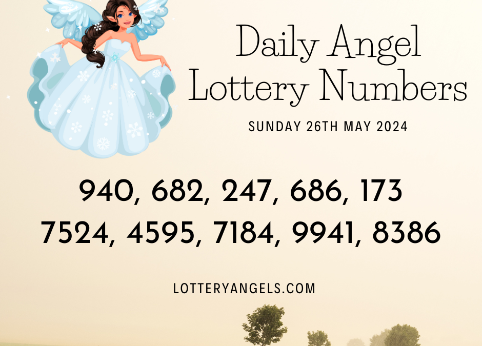 Daily Lucky Lottery Numbers for Sunday the 26th May 2024