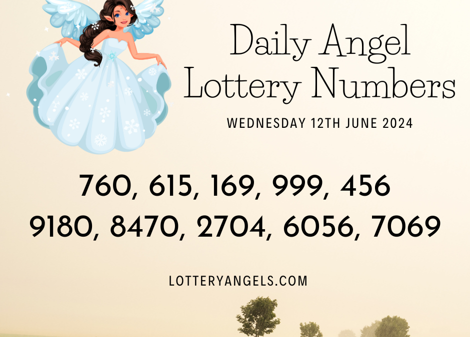 Daily Lucky Lottery Numbers for Wednesday the 12th June 2024