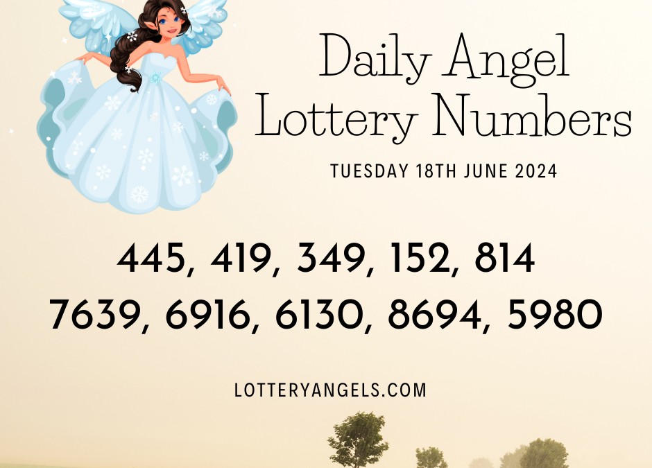 Daily Lucky Lottery Numbers for Tuesday the 18th June 2024