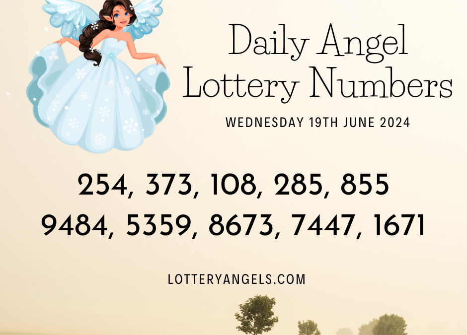 Daily Lucky Lottery Numbers for Wednesday the 19th June 2024