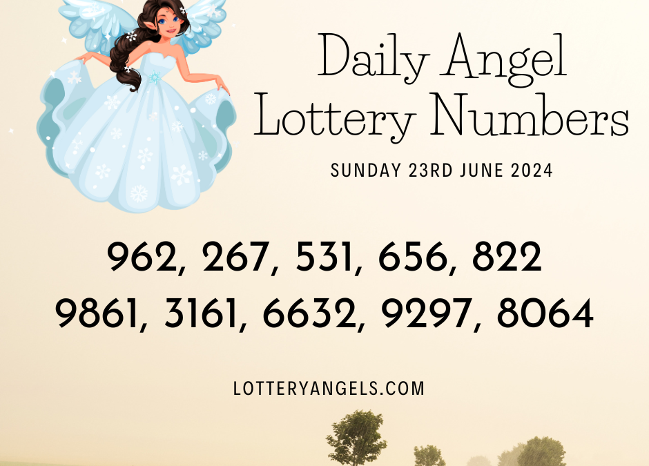 Daily Lucky Lottery Numbers for Sunday the 23rd June 2024