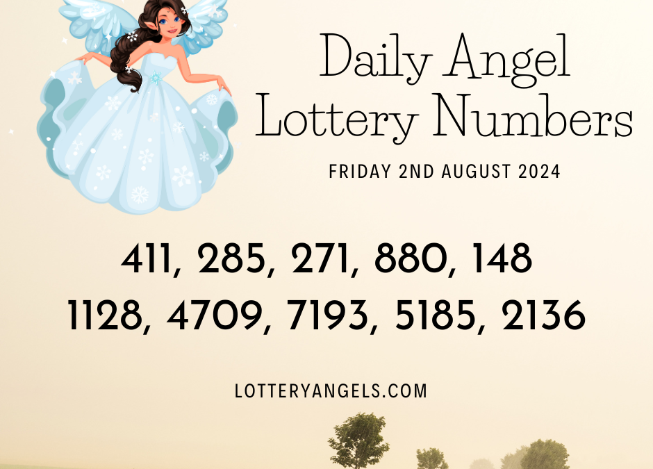 Daily Lucky Lottery Numbers for Friday the 2nd August 2024