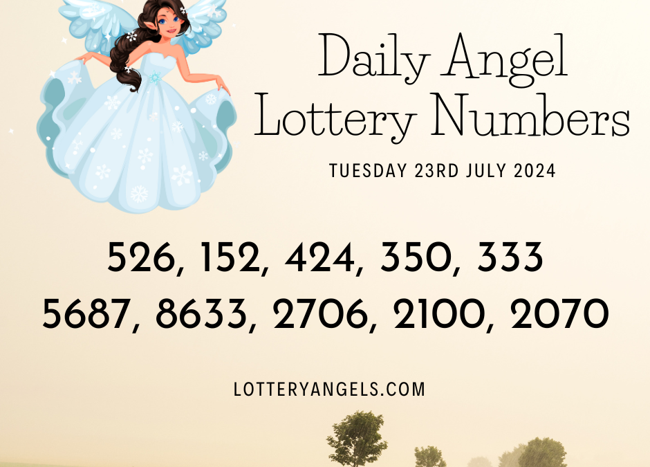 Daily Lucky Lottery Numbers for Tuesday the 23rd July 2024