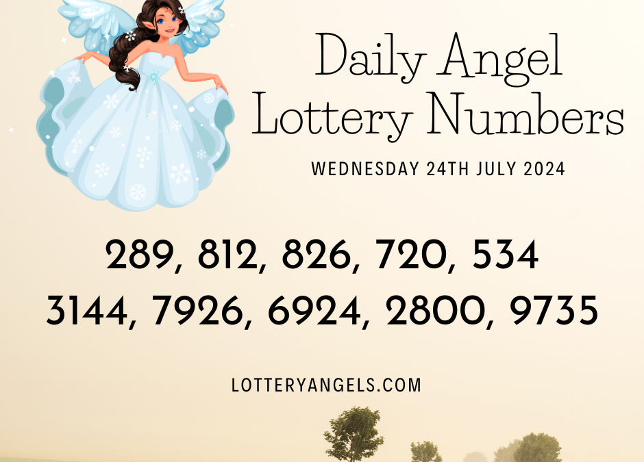 Daily Lucky Lottery Numbers for Wednesday the 24th July 2024
