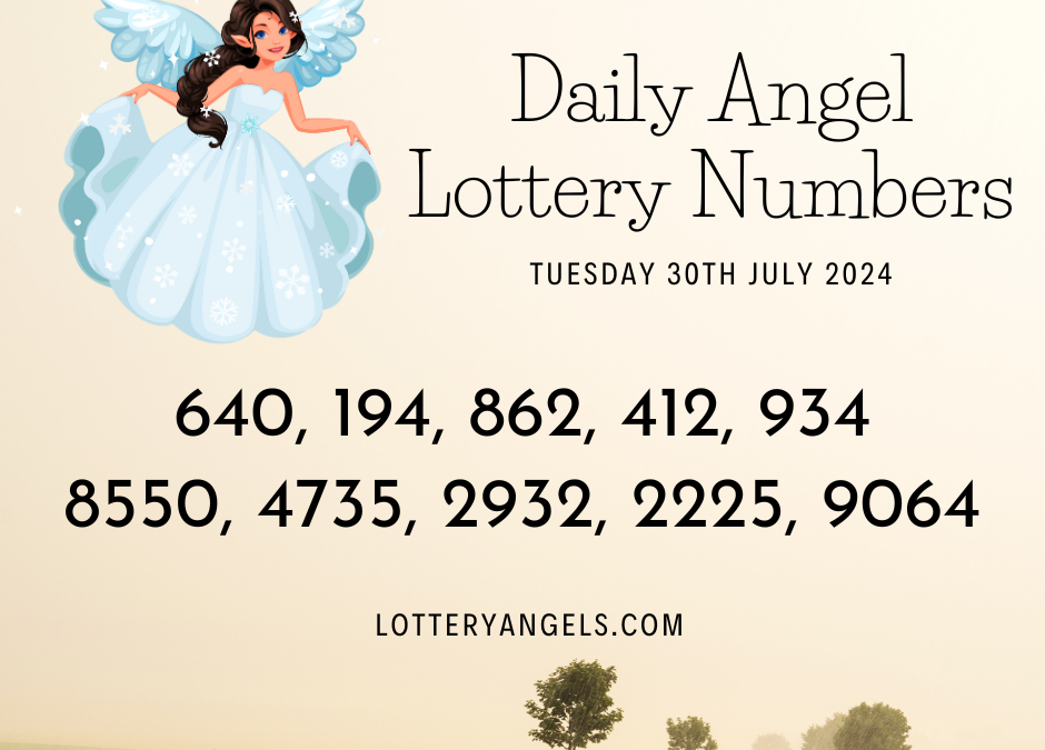 Daily Lucky Lottery Numbers for Tuesday the 30th July 2024