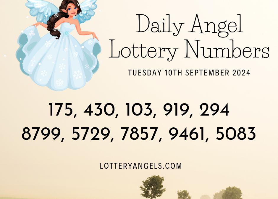 Daily Lucky Lottery Numbers for Saturday the 10th August 2024