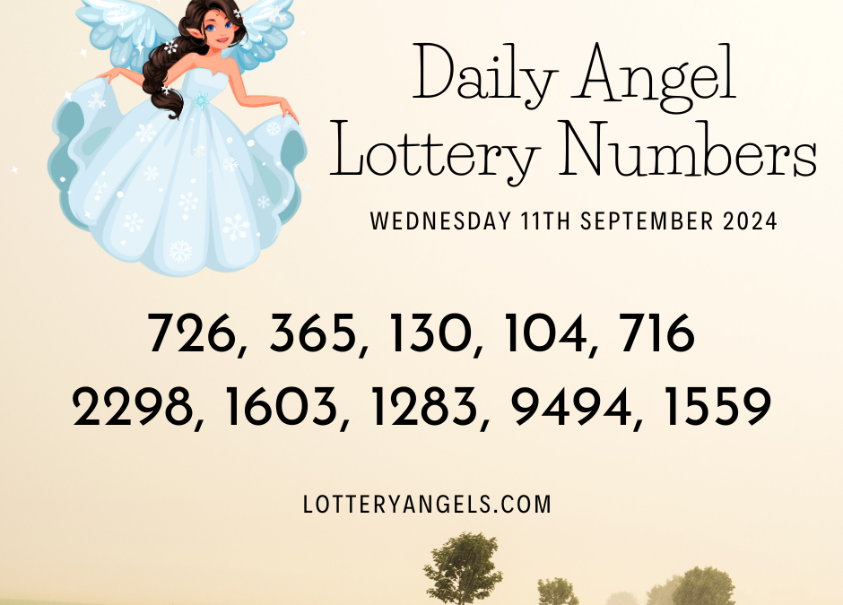 Daily Lucky Lottery Numbers for Wednesday the 11th September 2024