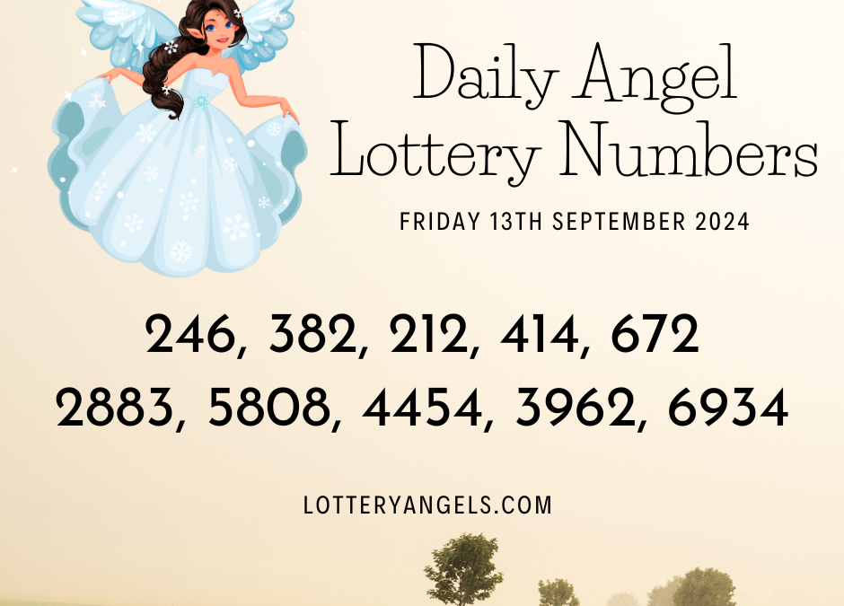 Daily Lucky Lottery Numbers for Friday the 13th September 2024