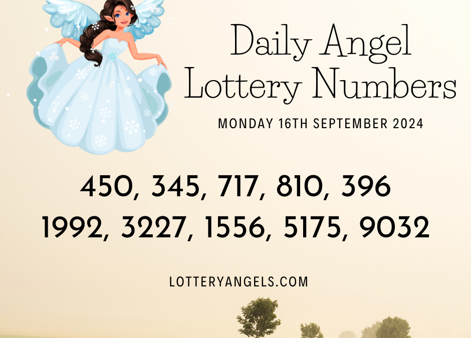 Daily Lucky Lottery Numbers for Monday the 16th September 2024