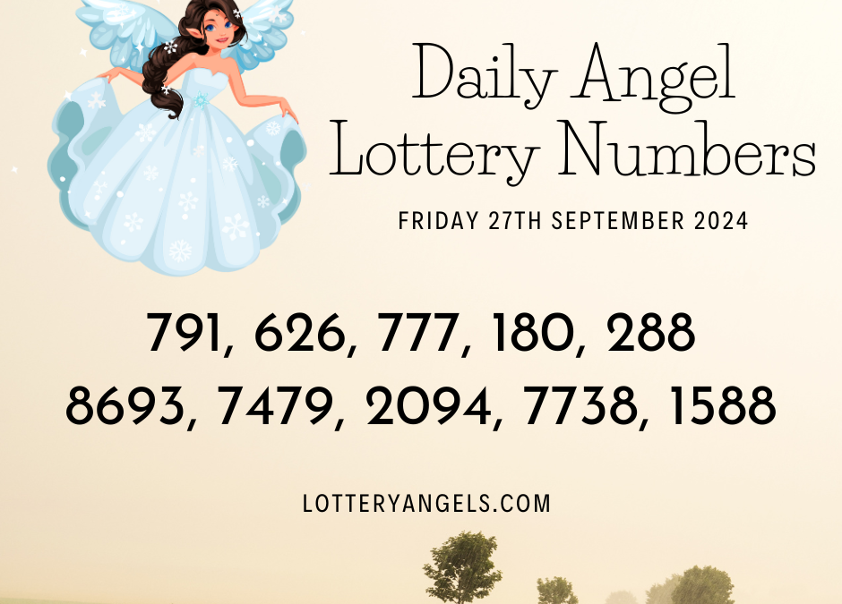 Daily Lucky Lottery Numbers for Tuesday the 27th August 2024