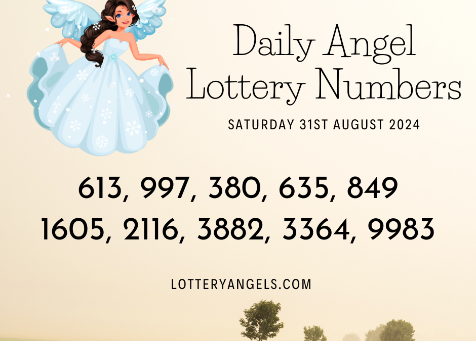 Daily Lucky Lottery Numbers for Saturday the 31st August 2024