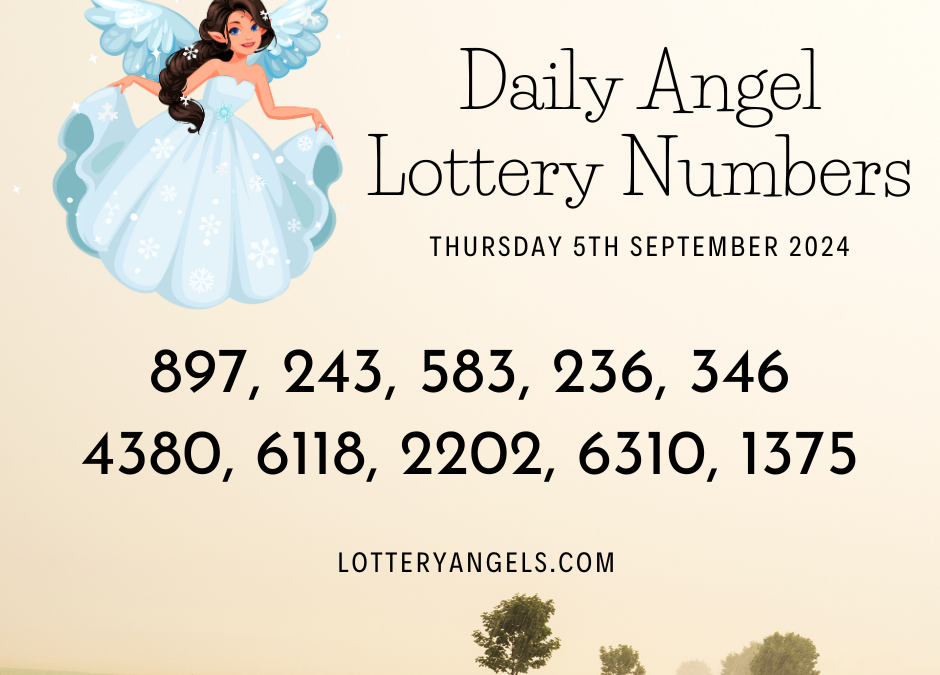 Daily Lucky Lottery Numbers for Thursday the 5th September 2024