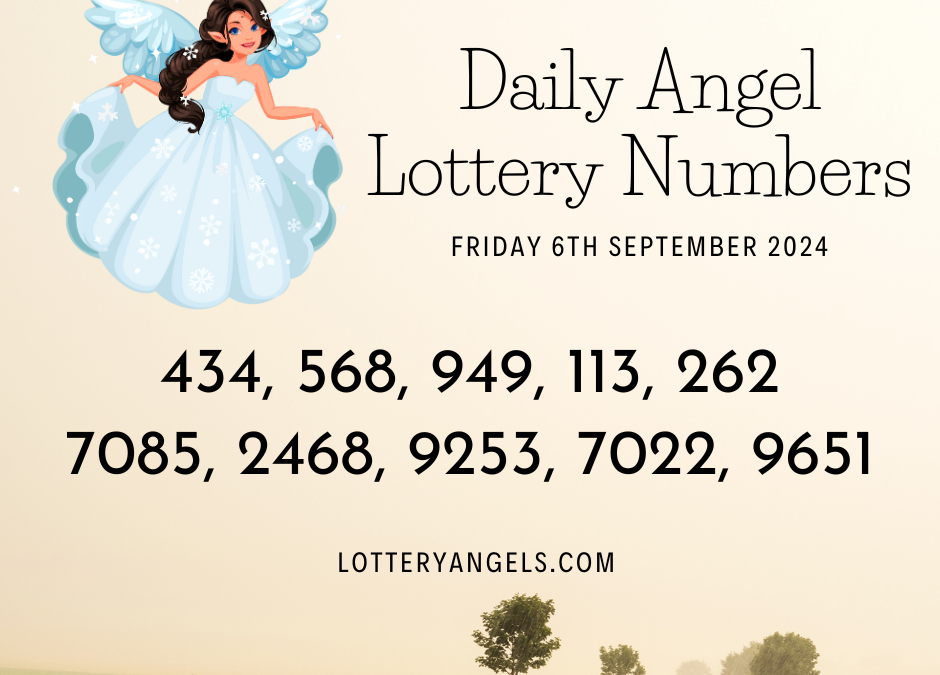 Daily Lucky Lottery Numbers for Friday the 6th September 2024