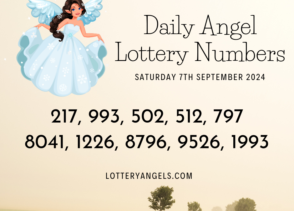 Daily Lucky Lottery Numbers for Saturday the 7th September 2024